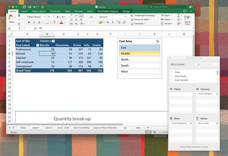 excel for mac 2017